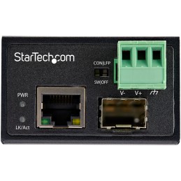 1 pcs - StarTech.com RJ45, SFP Ethernet Media Converter, Single Mode, Multi Mode, 10 Mbps, 100 Mbps, Full Duplex 100m