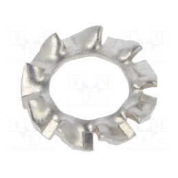 500 pcs : 1184032 - Washer, round, D6mm, acid resistant steel A4, DIN 6798A, BN 4880