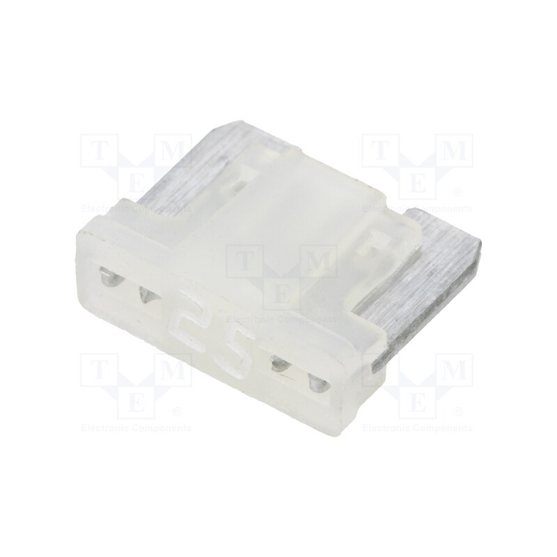 20 pcs : 341732-58V - Fuse: fuse, 25A, 58VDC, automotive, 11mm, tin alloy