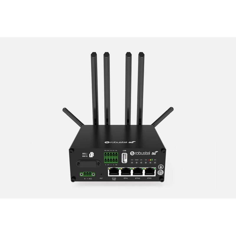 1 pcs - Robustel R5020 2G, 3G, 4G, 5G, Ethernet, WiFi, 8 Ports