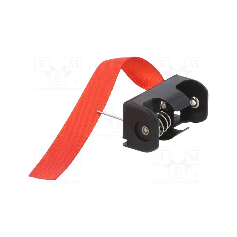 10 pcs : 2485RB - Holder, 1/2AA,1/2R6,CR2, Batt.no: 1, PCB,THM, for PCB