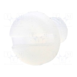 50 pcs : 8G204M3X04 - Screw, M3x4, 0.5, Head: cheese head, slotted, 0,9mm, polyamide