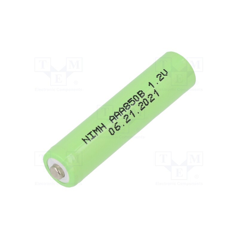10 pcs : HAAA850 - Re-battery: Ni-MH, AAA,R3, 1.2V, 850mAh