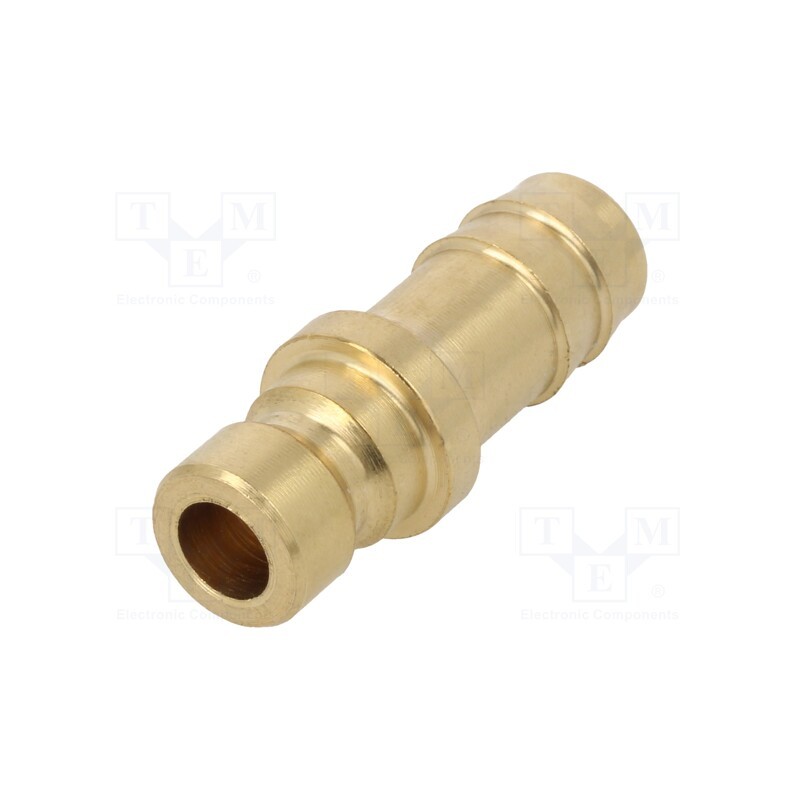 10 pcs : K06D WO9 - Connector, connector pipe, max.10bar, Enclos.mat: brass, Seal: FPM