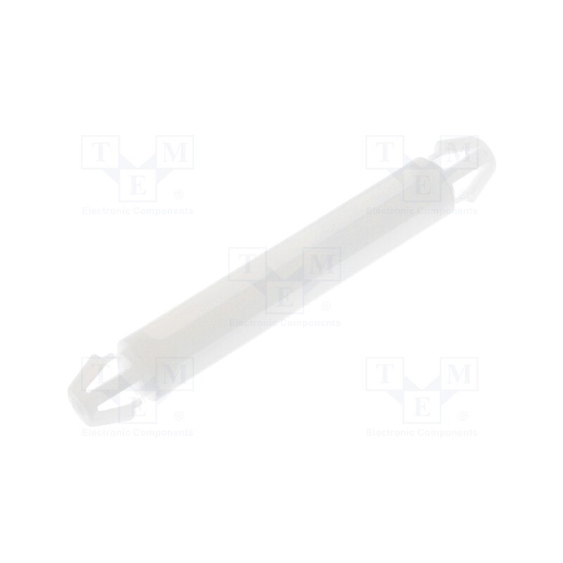50 pcs : FIX-LCC-27 - PCB distance, polyamide, L: 27mm, latch/latch, natural, UL94V-2