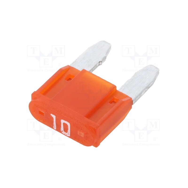 20 pcs : 341127-58V - Fuse: fuse, 10A, 58VDC, automotive, 11.2mm, tin alloy