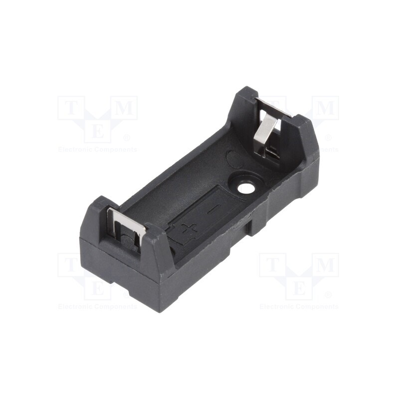 10 pcs : 1029 - Holder, 2/3A, Batt.no: 1, PCB,THM, for PCB