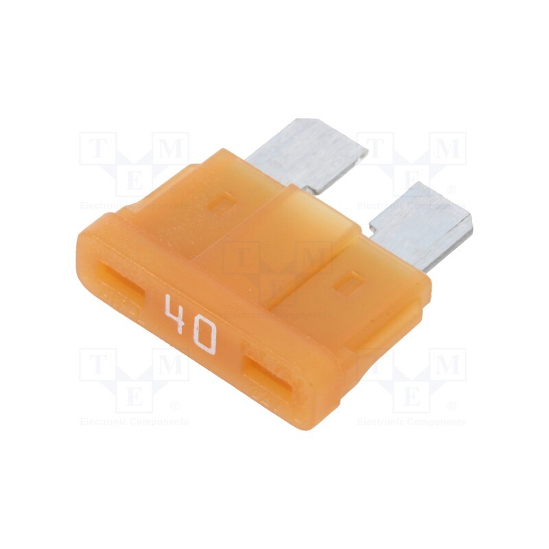 20 pcs : 340035-58V - Fuse: fuse, 40A, 58VDC, automotive, 19.3mm, tin alloy