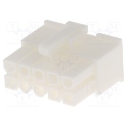 10 pcs : 39012105 - Plug, wire-wire/PCB, female, Mini-Fit Jr, 4.2mm, PIN: 10, for cable