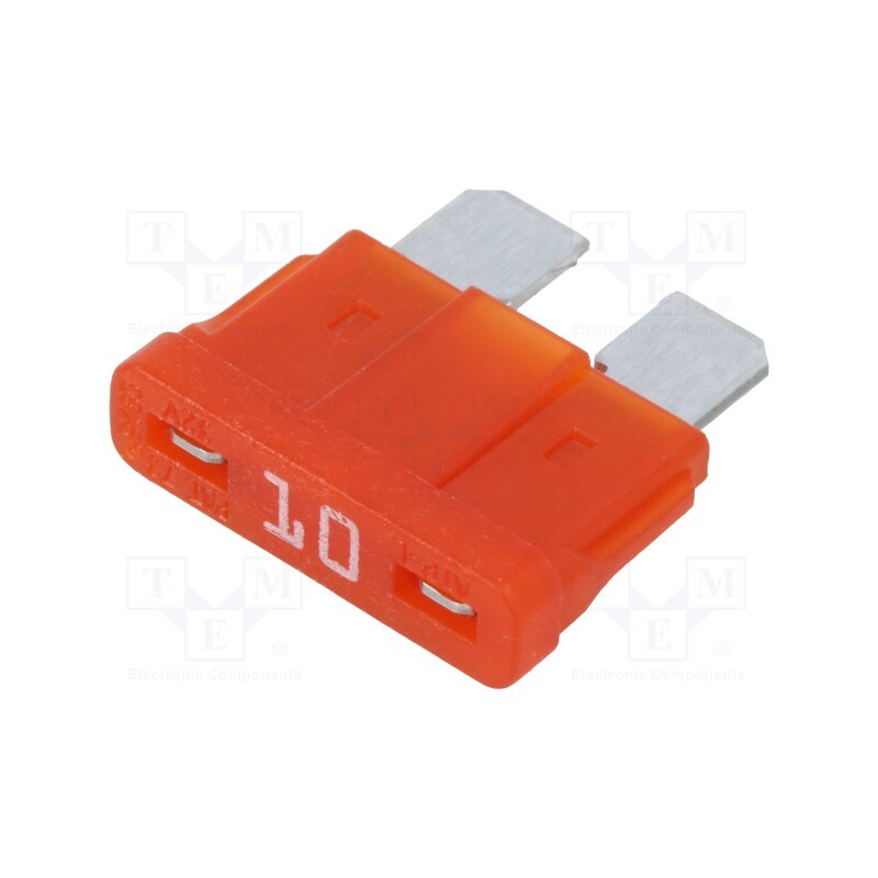 20 pcs : 340027-58V - Fuse: fuse, 10A, 58VDC, automotive, 19.3mm, tin alloy