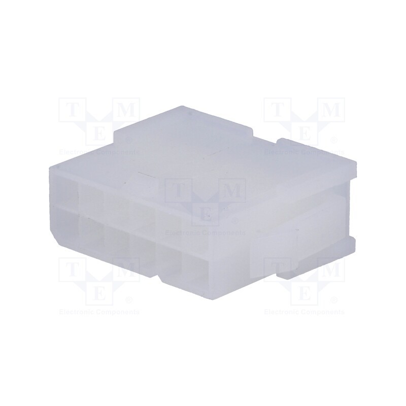 10 pcs : 39012121 - Plug, wire-wire, male, Mini-Fit Jr, 4.2mm, PIN: 12, w/o contacts