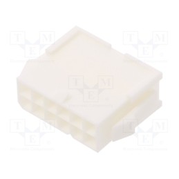 10 pcs : 39012126 - Plug, wire-wire, male, Mini-Fit Jr, 4.2mm, PIN: 12, w/o contacts