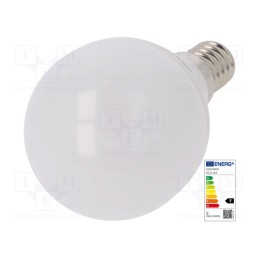 10 pcs : 4058075147898 - LED lamp, warm white, E14, 230VAC, 470lm, P: 5.5W, 2700K, CRImin: 80