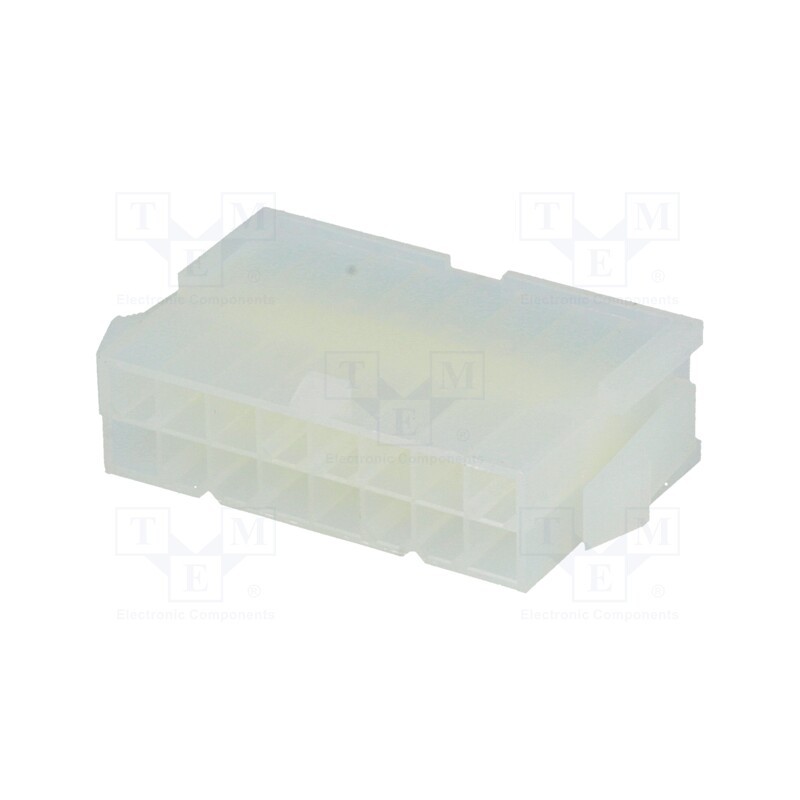 10 pcs : 39012161 - Plug, wire-wire, male, Mini-Fit Jr, 4.2mm, PIN: 16, w/o contacts