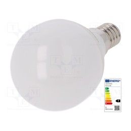 10 pcs : 4058075147911 - LED lamp, neutral white, E14, 230VAC, 470lm, P: 5.5W, 4000K