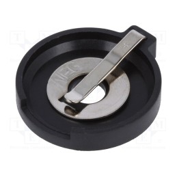 50 pcs : DS1092-BNP - Socket, CR2412,CR2430,DL2430, Batt.no: 1, horizontal,THT, H: 7.5mm