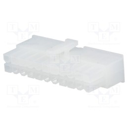 10 pcs : 39012220 - Plug, wire-wire/PCB, female, Mini-Fit Jr, 4.2mm, PIN: 22, for cable