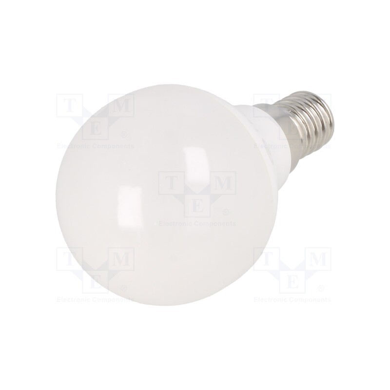 10 pcs : GT-B45NW5W-3 - LED lamp, neutral white, E14, 230VAC, 5W, 200°, 4000K, 3pcs.