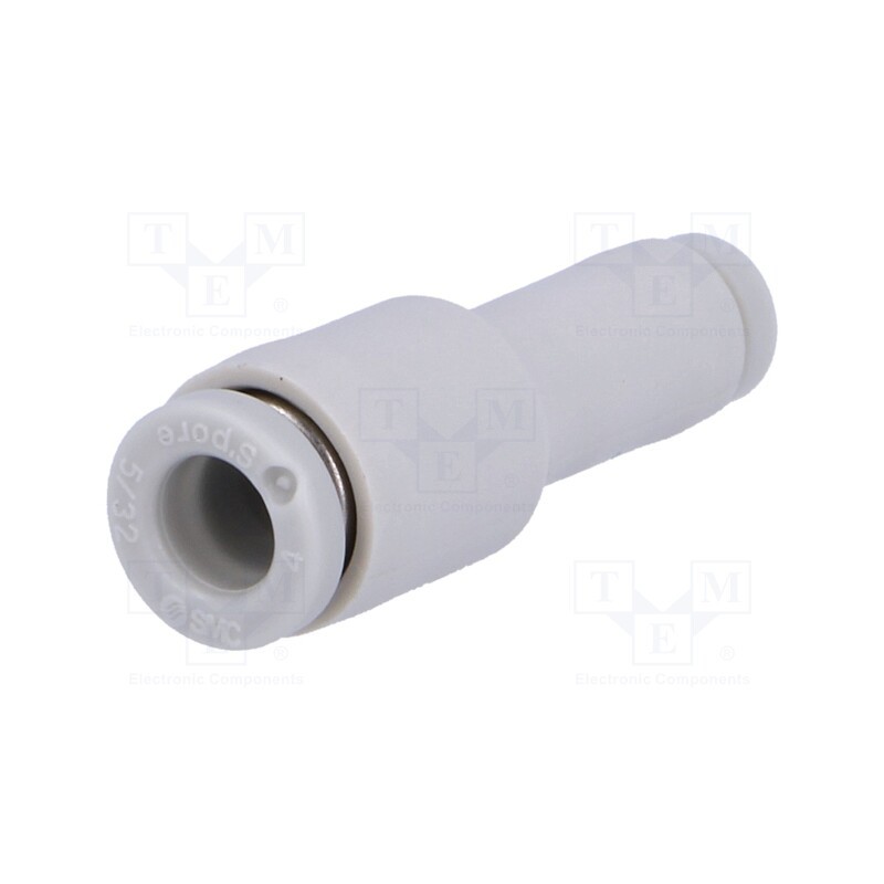 10 pcs : KQ2H02-04A - Push-in fitting, straight,reductive, -1÷10bar, polypropylene