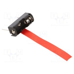 10 pcs : 2470RB - Holder, N, Batt.no: 1, PCB,THM, for PCB, Features: ejection strip