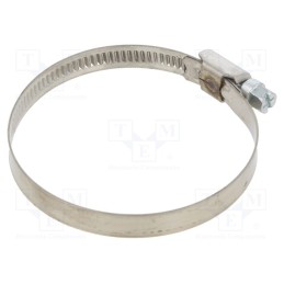 20 pcs : 158/50-70/W2 - Cable tie, Ø: 50÷70mm, W: 9mm, Material: chrome steel AISI 430