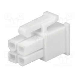 10 pcs : 39013048 - Plug, wire-wire/PCB, female, Mini-Fit Jr, 4.2mm, PIN: 4, for cable