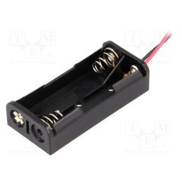 10 pcs : 2469 - Holder, AAA,R3, Batt.no: 2, on panel, leads 150mm