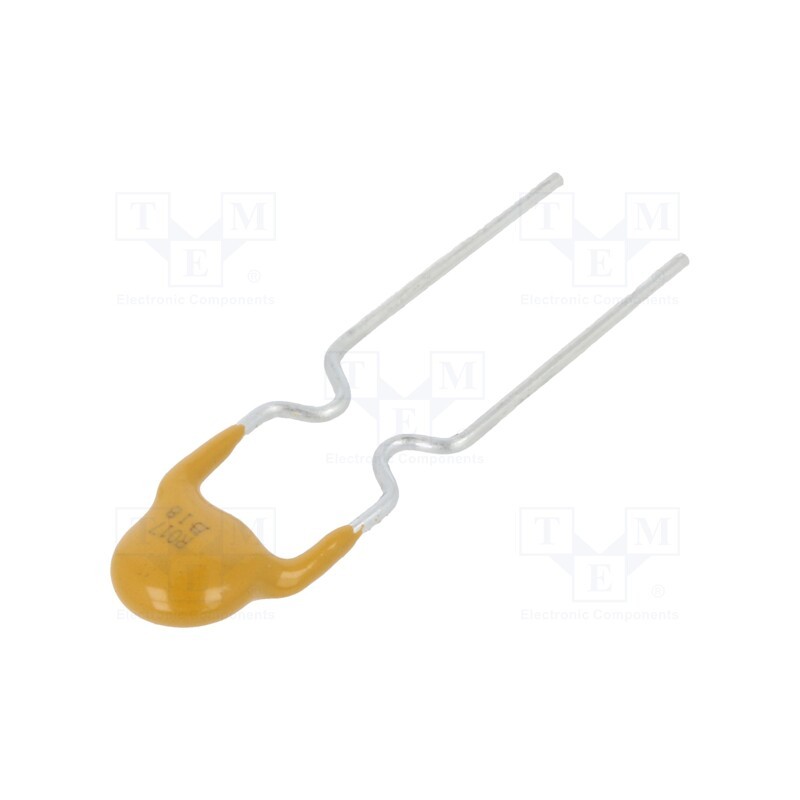 10 pcs : MF-R017 - Fuse: PTC polymer, 170mA, Imax: 40A, PCB,THT, MF-R, bulk