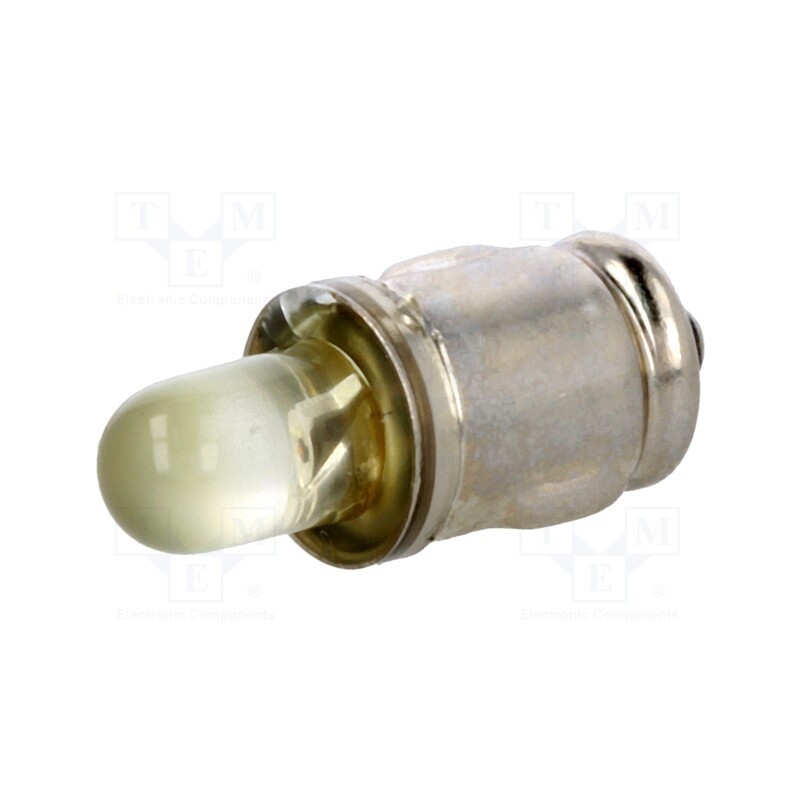 10 pcs : LY-BA7S-24AC/DC - LED lamp, yellow, BA7S, 24VDC, 24VAC