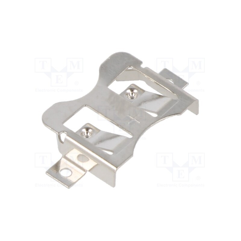 10 pcs : SMTM 1225 - Clip, BR1225,CR1225,DL1225, Batt.no: 1, horizontal,SMD