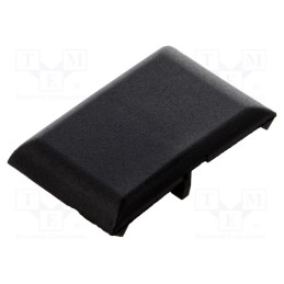 10 pcs : 093WA301 - Stopper, for angle bracket, polyamide, 30mm, black, FA-093W301N06