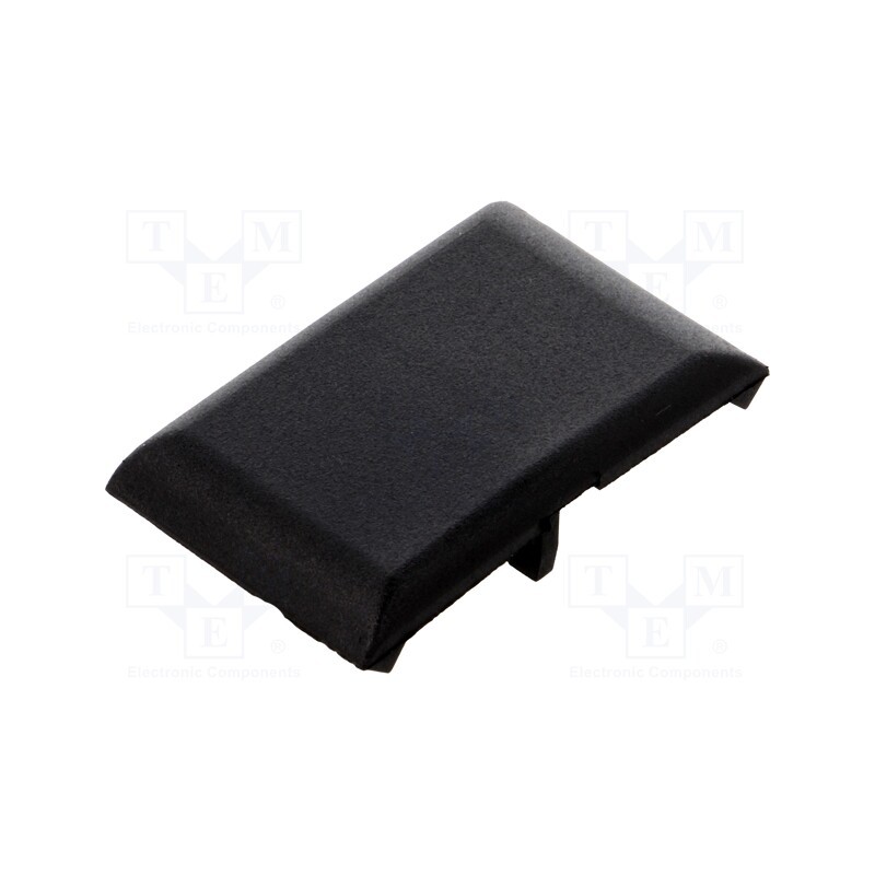 10 pcs : 093WA301 - Stopper, for angle bracket, polyamide, 30mm, black, FA-093W301N06