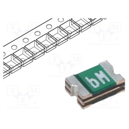 20 pcs : 0ZCK0050FF2E - Fuse: PTC polymer, 0.5A, Imax: 100A, 0ZCK, 0805