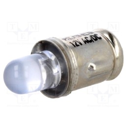 10 pcs : LB-BA7S-12AC/DC - LED lamp, blue, BA7S, 12VDC, 12VAC