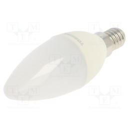 10 pcs : DELS-CD4400514DE51 - LED lamp, neutral white, E14, 230VAC, 470lm, 5W, 240°, 4000K