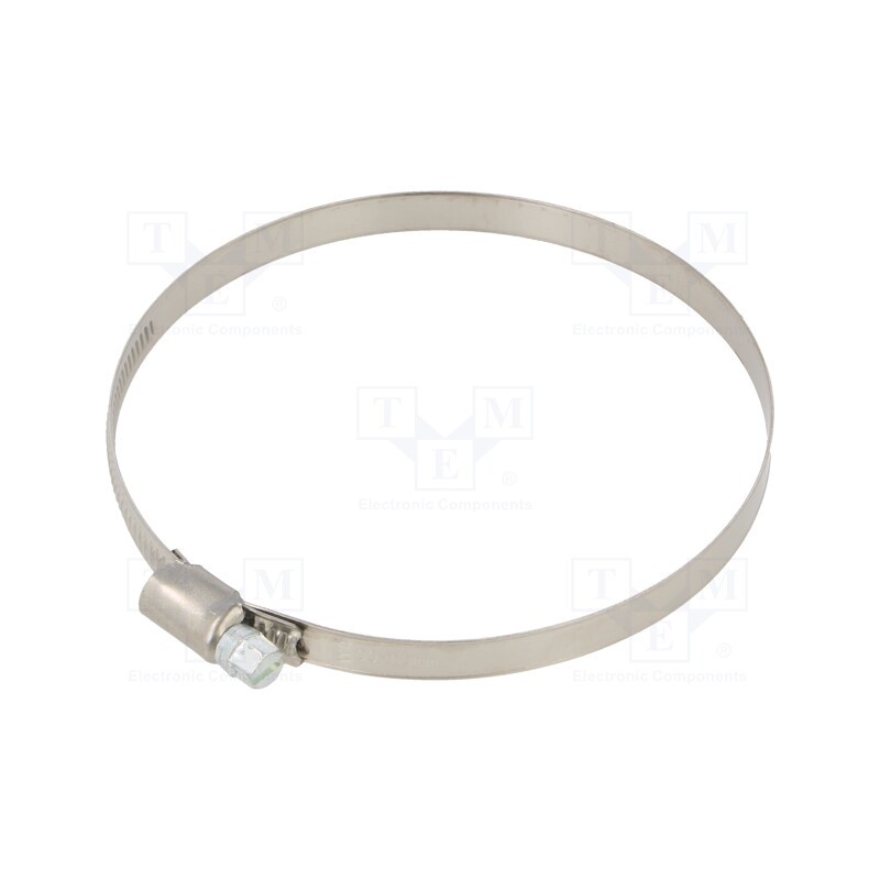 10 pcs : 158/90-110/W4 - Cable tie, Ø: 90÷110mm, W: 9mm, Material: stainless steel AISI 304