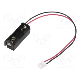 10 pcs : 2471CN - Holder, N, Batt.no: 1, 3pin,leads 150mm,terminal