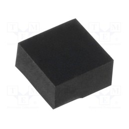 50 pcs : FIX-SF-070740 - Self-adhesive foot, black, rubber, Y: 7mm, X: 7mm, Z: 4mm