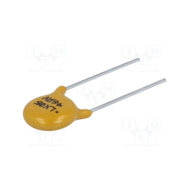 20 pcs : ERF-LX005V2 - Fuse: PTC polymer, 50mA, bag, Ø0.51x7.6mm