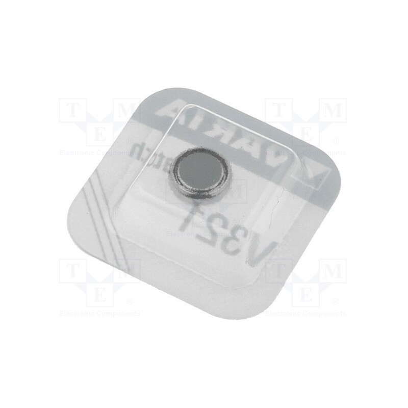 10 pcs : 20321 - Battery: silver, 1.55V, coin,SR65, 14.5mAh, non-rechargeable