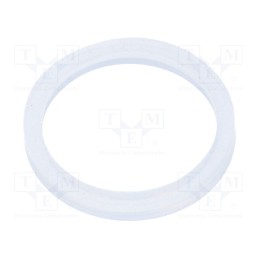 50 pcs : 1.325.1600.59 - Gasket, polyetylene, Thk: 2mm, Øint: 16mm, Øout: 20mm, M16, -30÷70°C