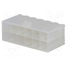 10 pcs : 39281123 - Socket, wire-board, male, Mini-Fit Jr, 4.2mm, PIN: 12, THT, 9A