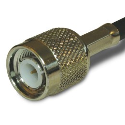 2 pcs - Amphenol RF, Plug Cable Mount TNC Connector, 50Ω, Crimp Termination, Straight Body