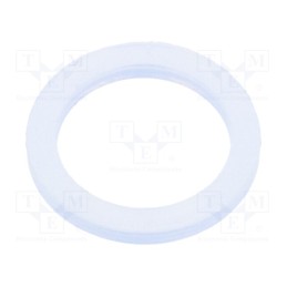 50 pcs : 1.325.1200.59 - Gasket, polyetylene, Thk: 2mm, Øint: 12mm, Øout: 16mm, M12, -30÷70°C