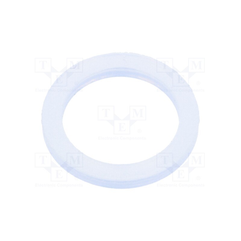 50 pcs : 1.325.1200.59 - Gasket, polyetylene, Thk: 2mm, Øint: 12mm, Øout: 16mm, M12, -30÷70°C