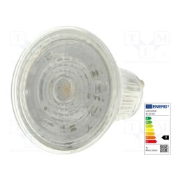 10 pcs : 4058075055155 - LED lamp, neutral white, GU10, 230VAC, 350lm, P: 4.3W, 36°, 4000K