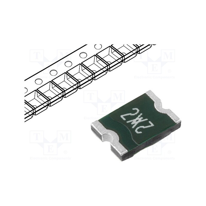 10 pcs : RF1335-000 - Fuse: PTC polymer, 200mA, 1812, Polyswitch