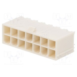 10 pcs : 39288140 - Socket, wire-board, male, Mini-Fit Jr, 4.2mm, PIN: 14, THT, 9A