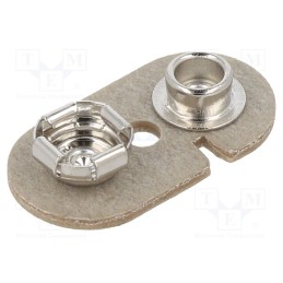 10 pcs : 967 - 6F22 connector, 6F22,6LR61, Batt.no: 1, PCB,THM, for PCB