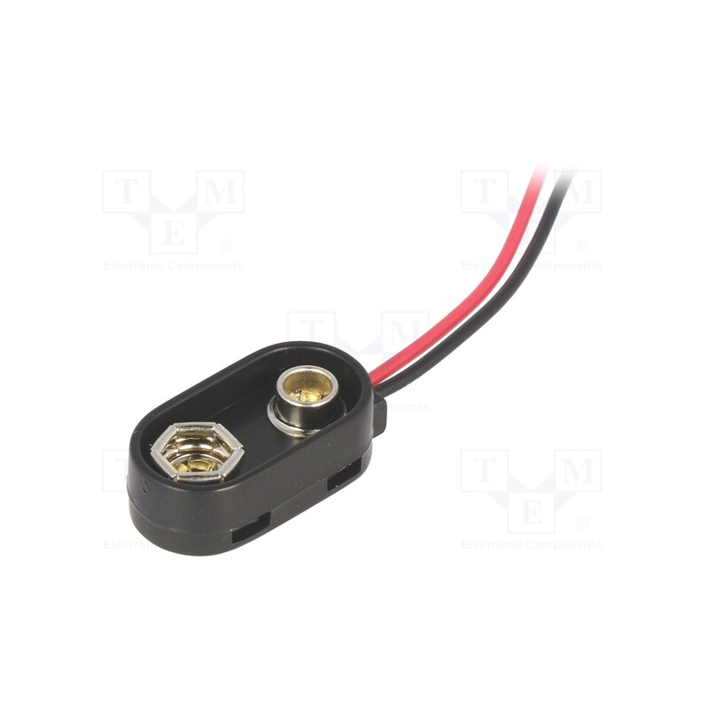 50 pcs : SBS-IR-1 - 6F22 connector, 6F22,6LR61, Batt.no: 1, cables, 150mm